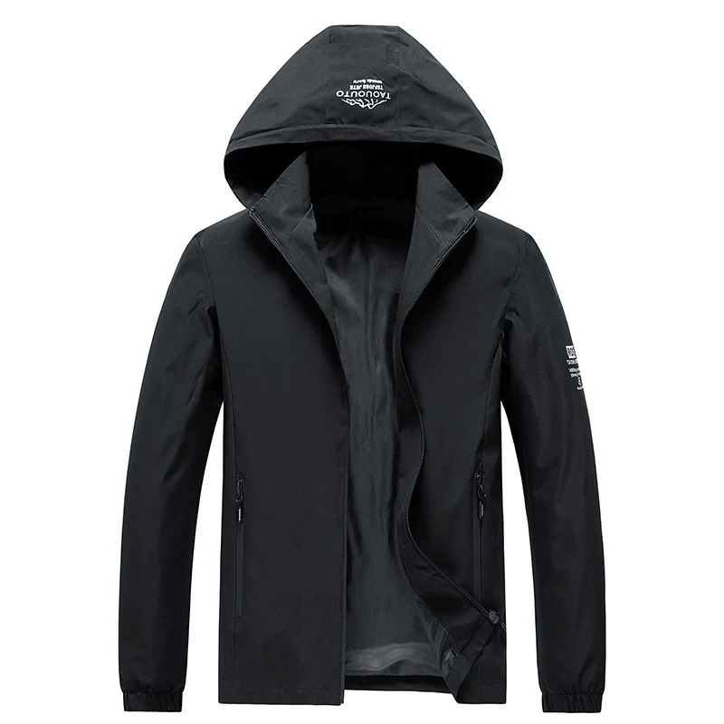 Herren Technische Outdoorjacke mit hohem Kragen Drune