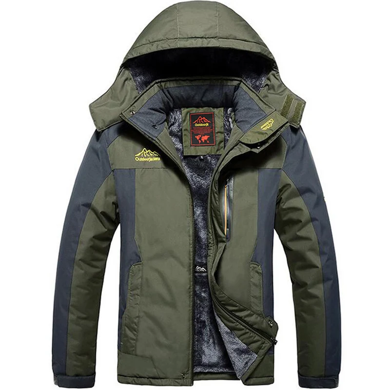 Herren Technische Outdoorjacke mit hochfunktionalem Kapuzendesign Drune