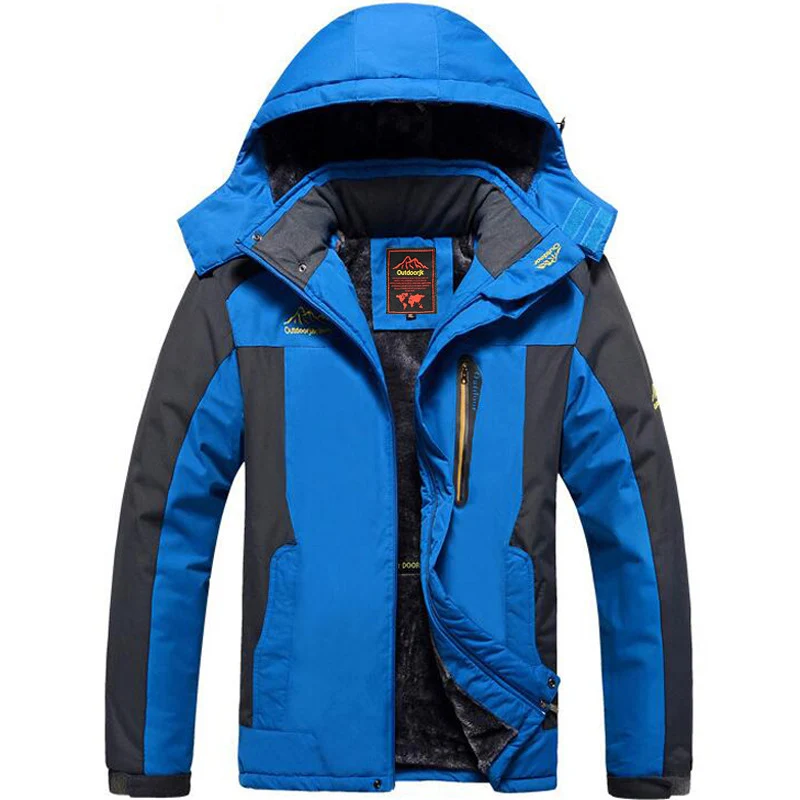 Herren Technische Outdoorjacke mit hochfunktionalem Kapuzendesign Drune