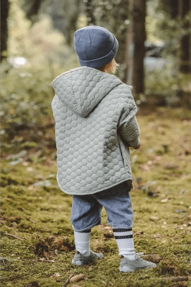 Steppjacke Kinder aus Baumwolle in Mint / Sand