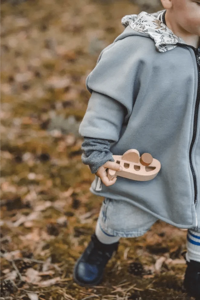 Oversize Sweatjacke Kinder Mint Dinoparty