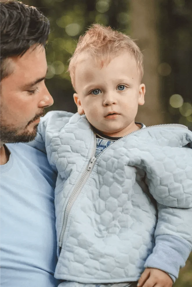 Steppjacke Kinder aus Baumwolle in Mint