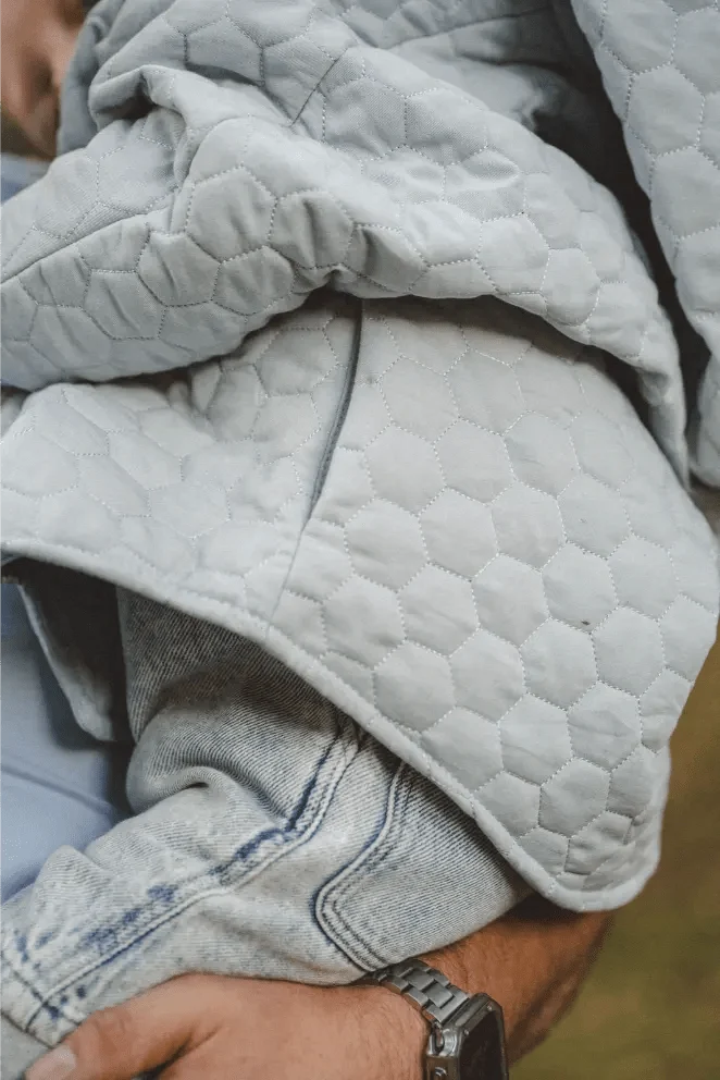 Steppjacke Kinder aus Baumwolle in Mint