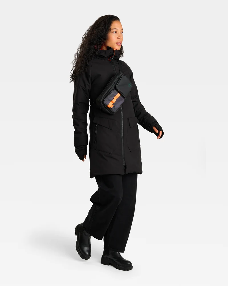 Parka réfléchissante & réversible d'hiver Fluvia
