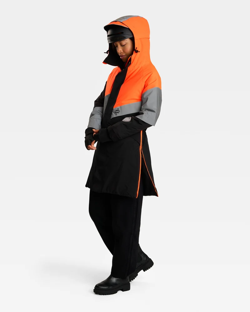 Parka réfléchissante & réversible d'hiver Fluvia