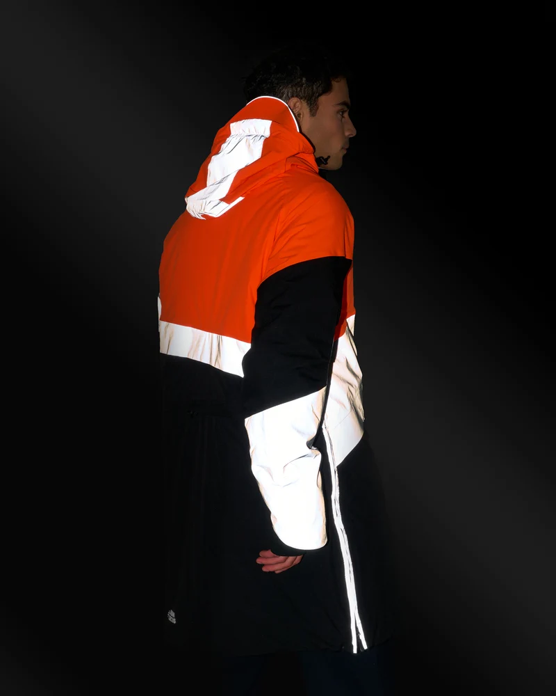 Parka réfléchissante & réversible d'hiver Fluvia