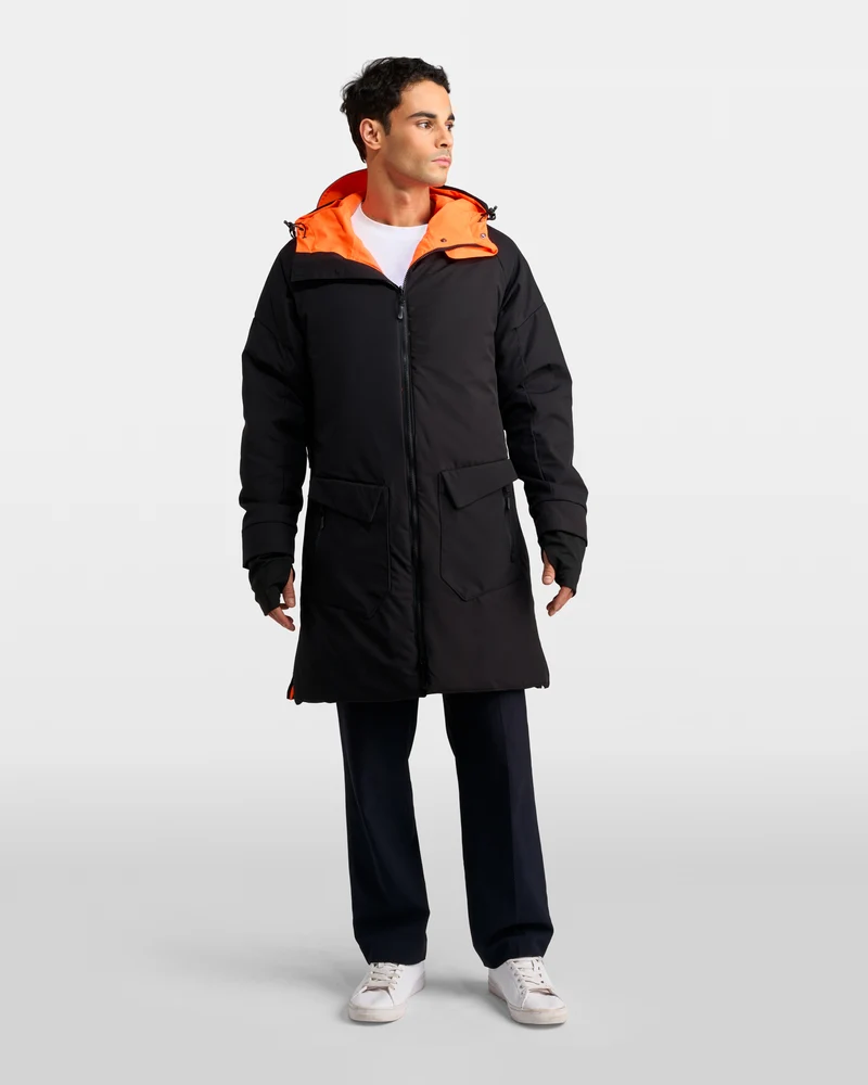 Parka réfléchissante & réversible d'hiver Fluvia