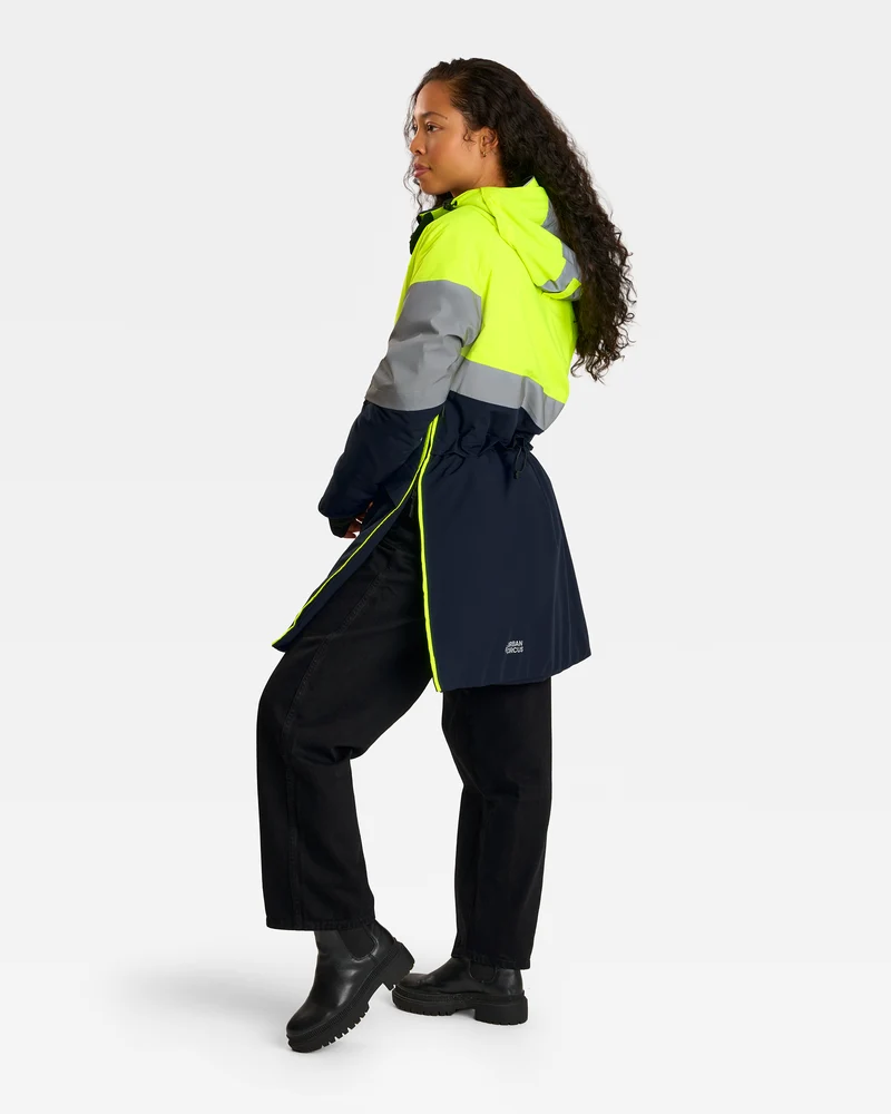 Parka réfléchissante & réversible d'hiver Fluvia