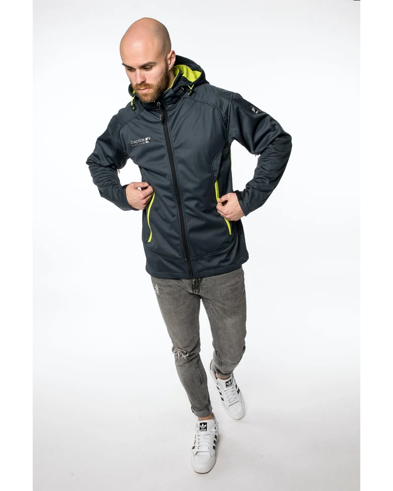 DEPROC Softshelljacke Herren DOWNTON PEAK Men mit abnehmbarer Kapuze