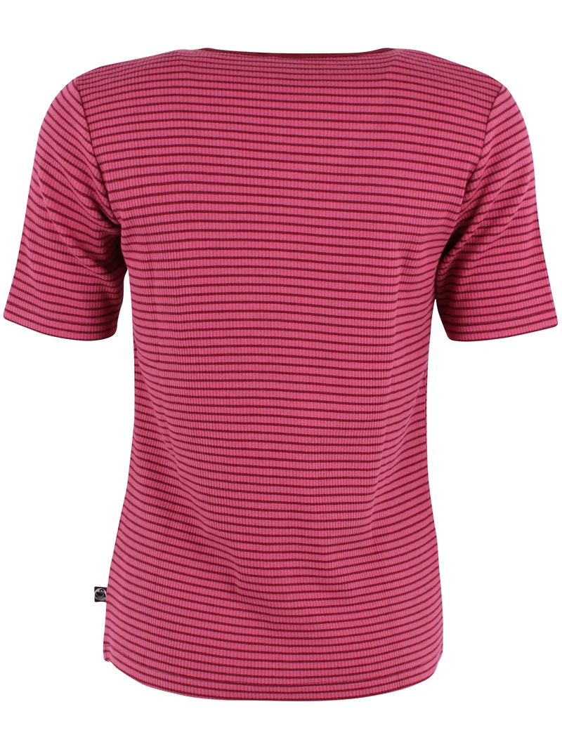 ESS - Danefriend Ribbing Tee Dark Cherry/Berry Compote