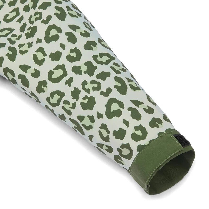 Regenponcho Green Leopard