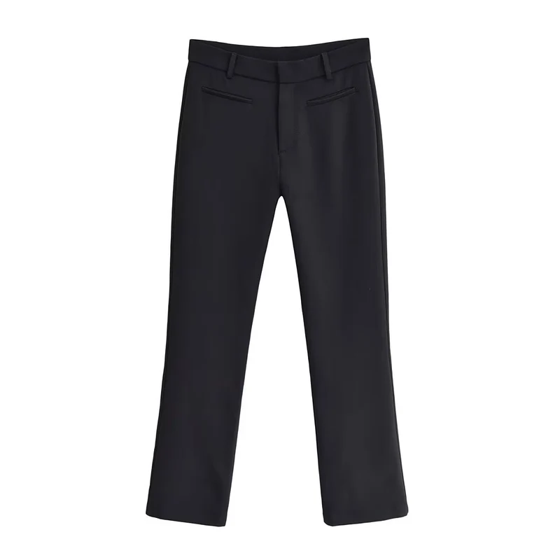 Damen Taillierter Cropped-Blazer mit Prinzessnähten und 5-Knopfreihe Drune