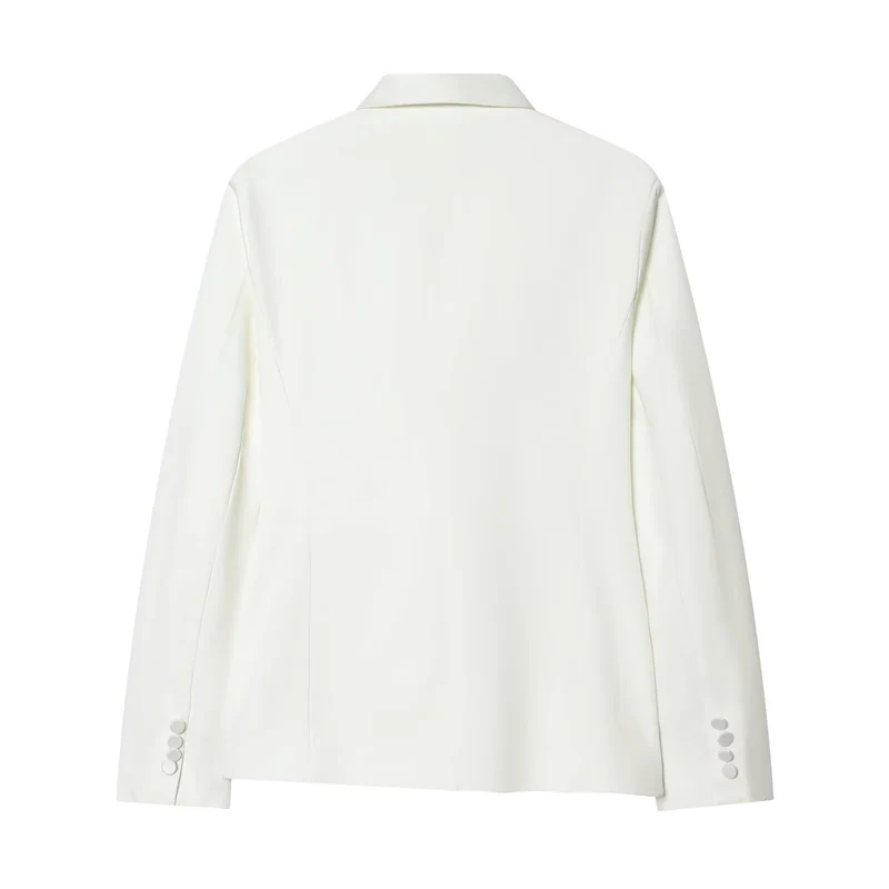 Damen Smoking-Blazer mit Schalkragen und Ein-Knopf-Verschluss Drune