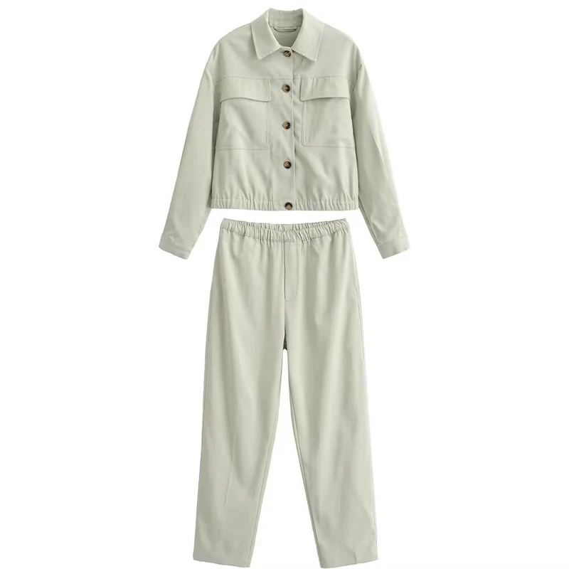 Damen Relaxed-Hose mit elastischem Bund und geradem Bein Drune