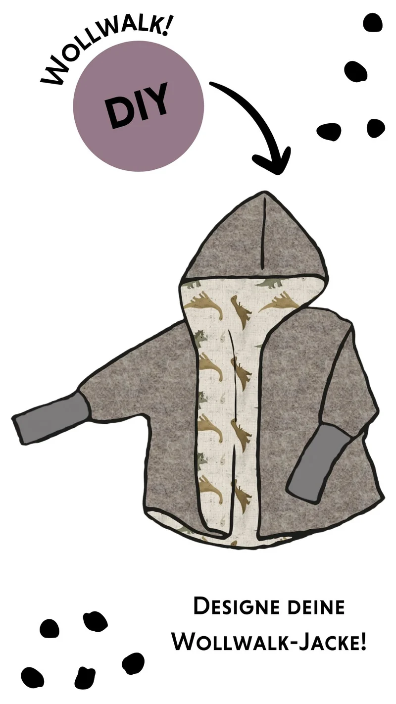 DIY! Jacke aus Wollwalk – Konfigurator