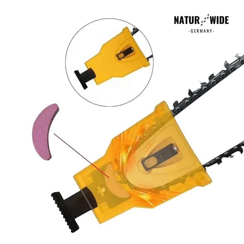 5er Set Ersatz-Schleifsteine für Kettensägen-Schärfer (35 - 50 cm)