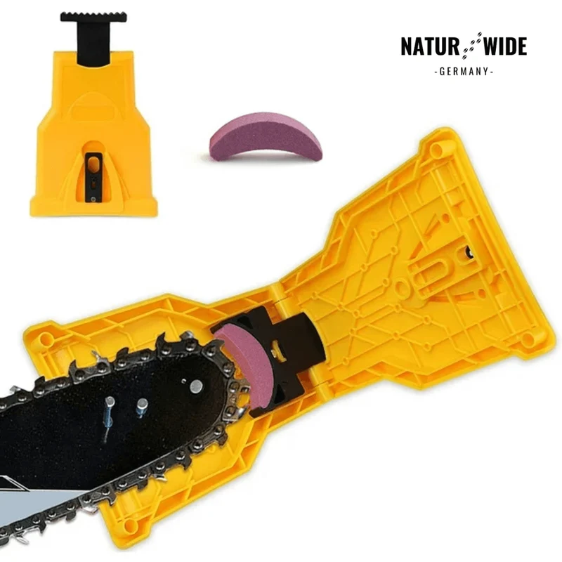 5er Set Ersatz-Schleifsteine für Kettensägen-Schärfer (35 - 50 cm)