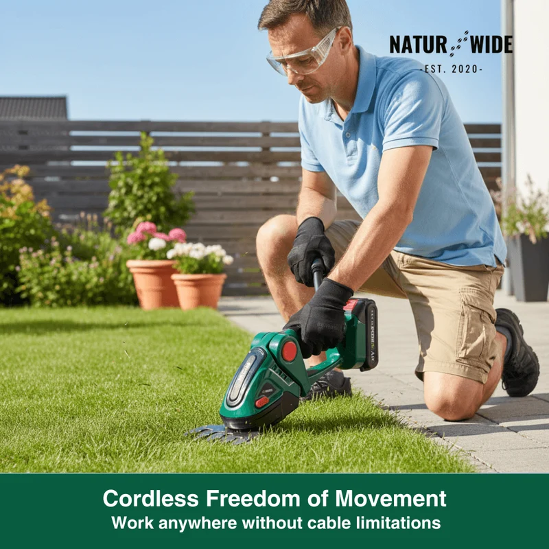 2-in-1 Cordless Grass & Shrub Shear