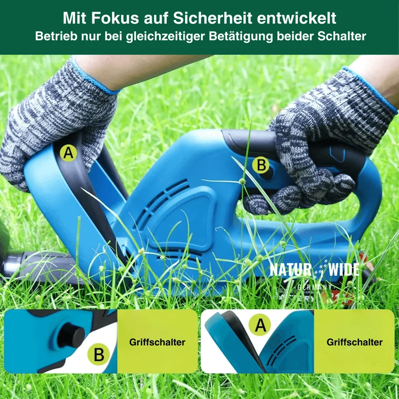 Akku-Heckenschere Bürstenlos – 51 cm Klinge