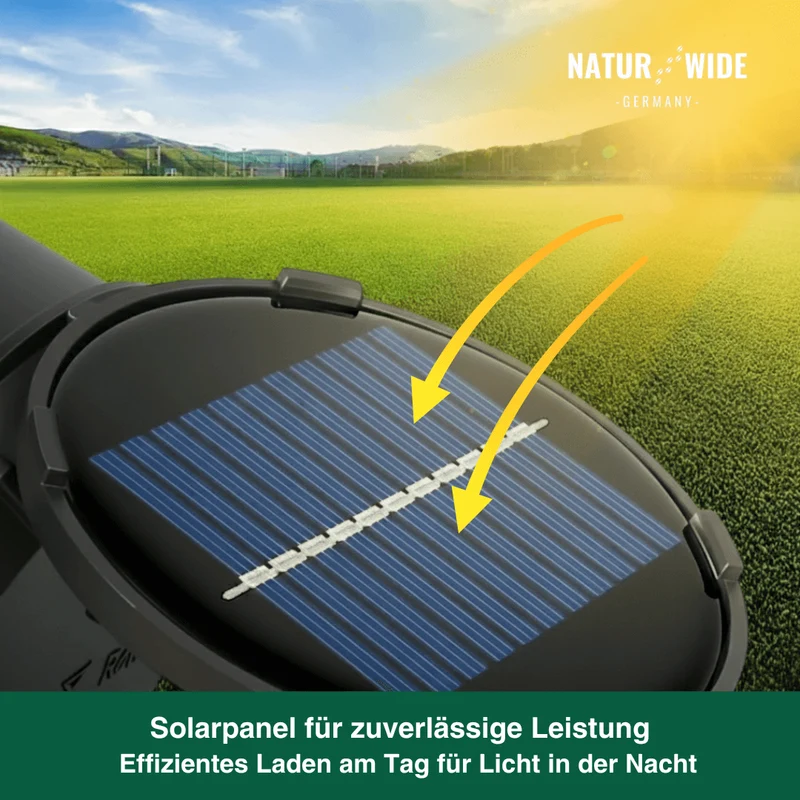 Solar Gartenstrahler LED Weiß, IP65 & Verstellbar