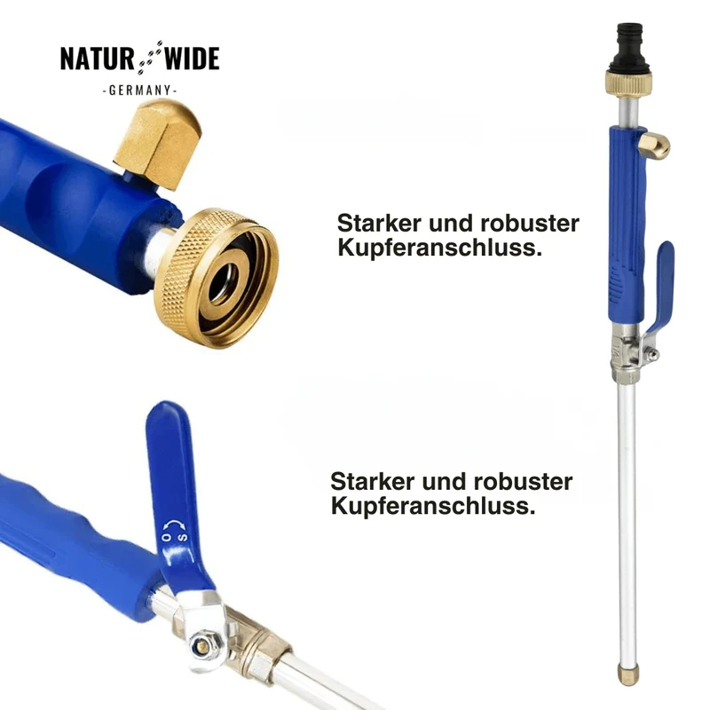 Hochdruck-Wasserpistole – Strahl-Düse für Gartenschlauch