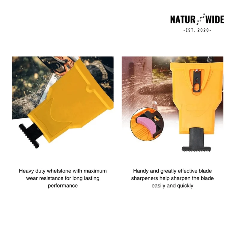 Universal Chainsaw Teeth Sharpener – Fast & Portable (14-20 Inch)