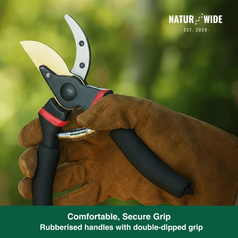 Professional Bypass Pruning Shears 8.5 Inch – Sharp & Ergonomic