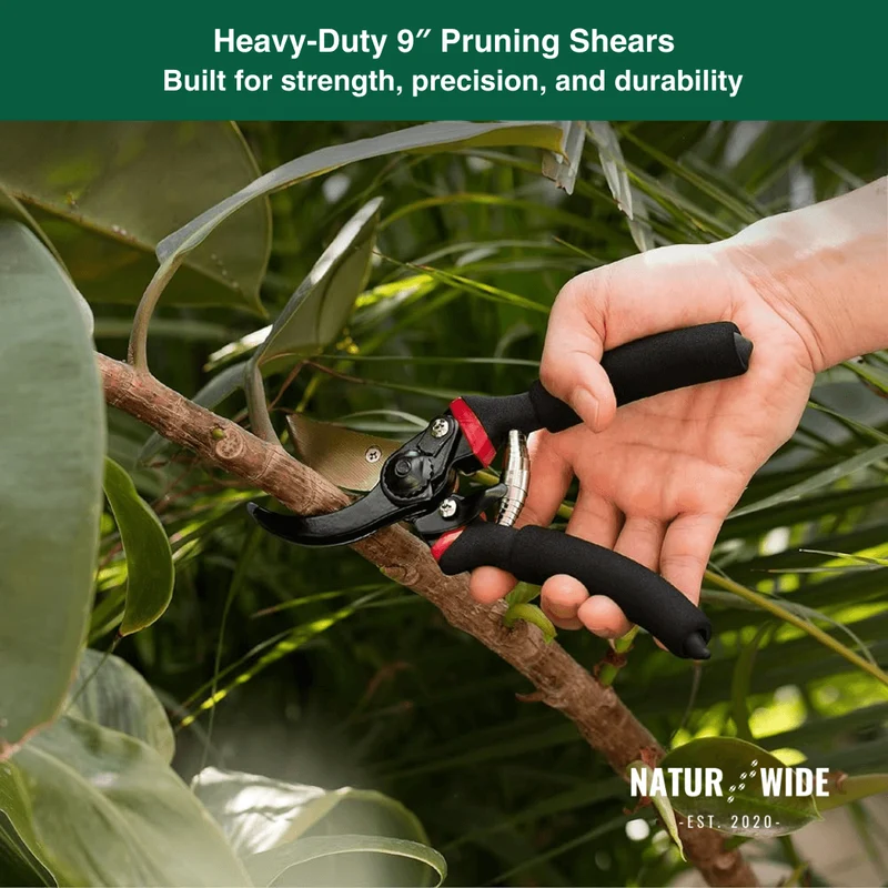 Professional Bypass Pruning Shears 8.5 Inch – Sharp & Ergonomic