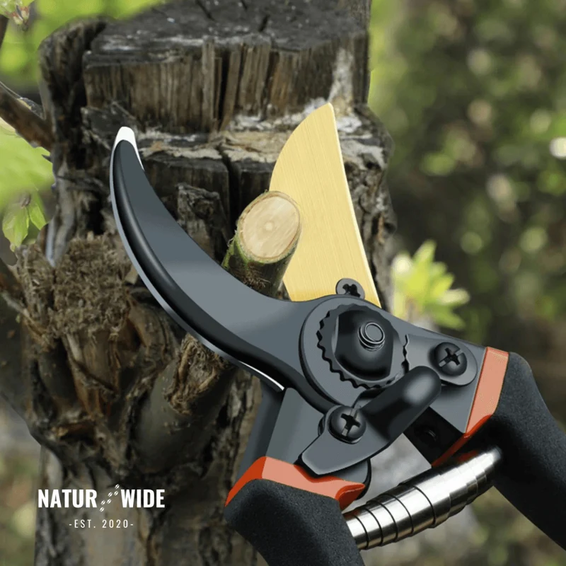 Professional Bypass Pruning Shears 8.5 Inch – Sharp & Ergonomic