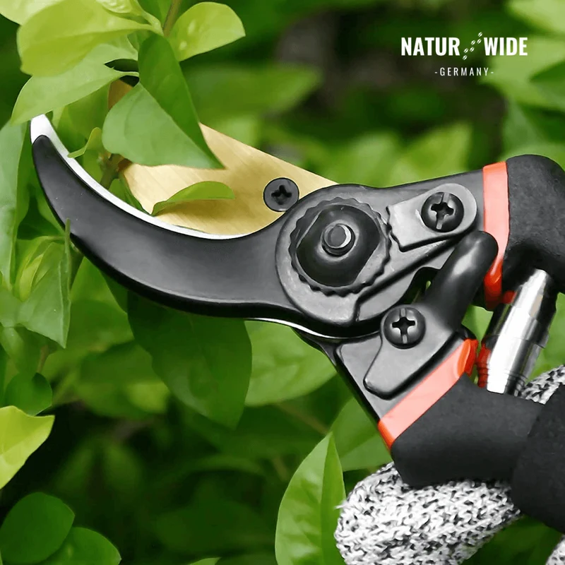 Profi Bypass-Gartenschere 21,5 cm – Scharfe Klinge & Ergonomisch