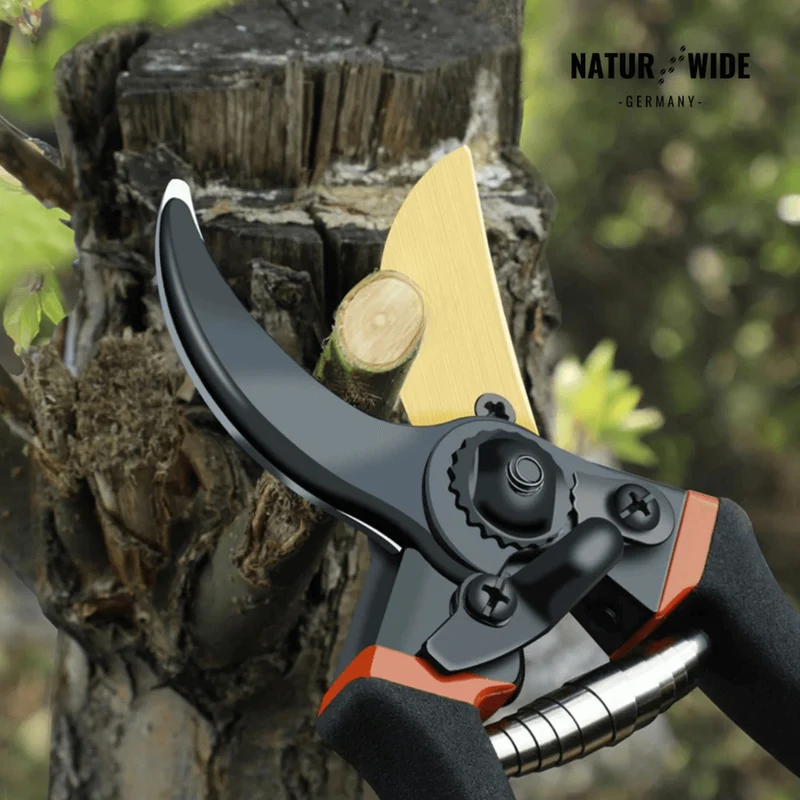 Profi Bypass-Gartenschere 21,5 cm – Scharfe Klinge & Ergonomisch