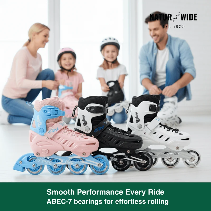 Adjustable Inline Skates – Light Up LED Wheels (Kids & Adults)