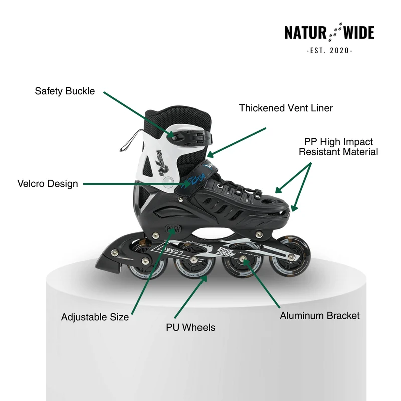 Adjustable Inline Skates – Light Up LED Wheels (Kids & Adults)