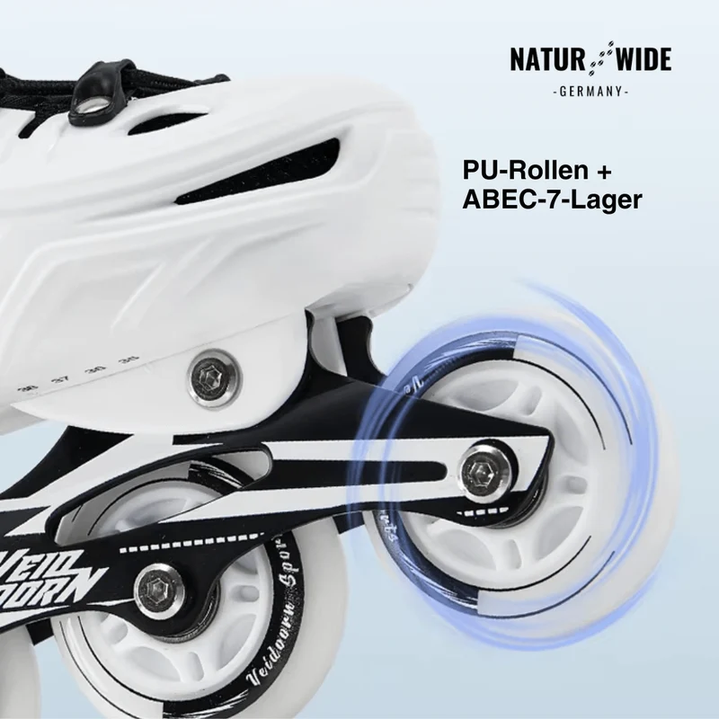 Verstellbare Inline Skates – Leuchtrollen (Kinder & Erwachsene)