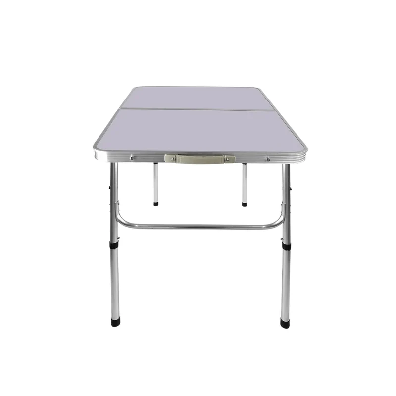 Adjustable Height Folding Camping Table – Portable Aluminum Picnic Desk