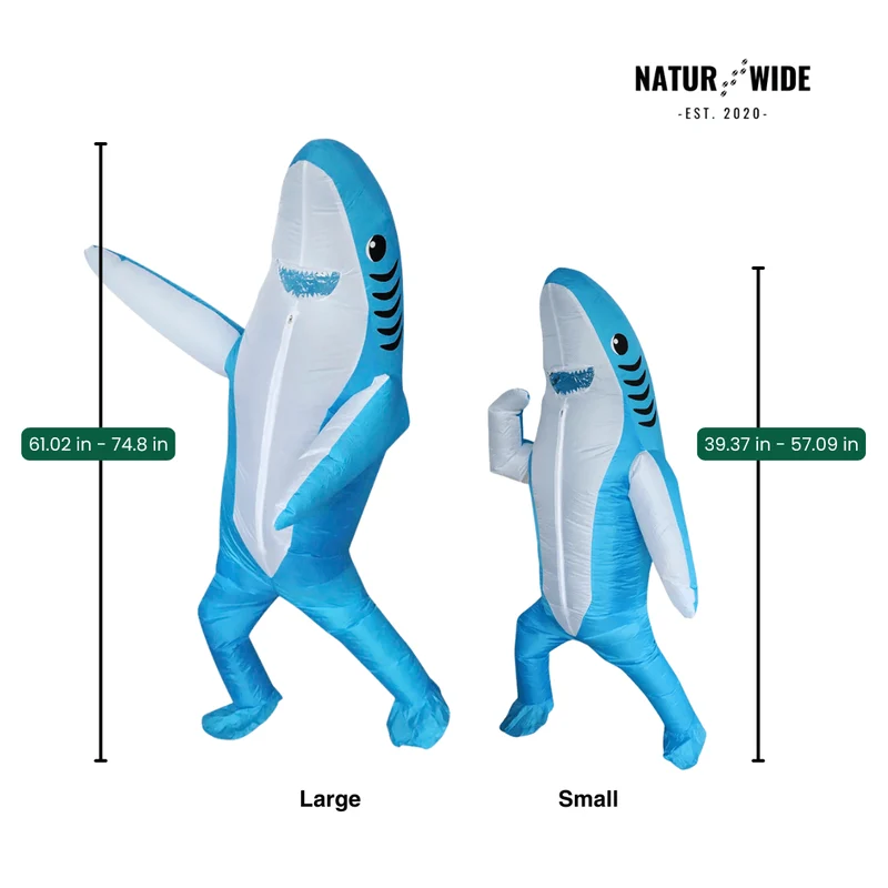 Inflatable Shark Costume – Standing Shark Suit (Adults)