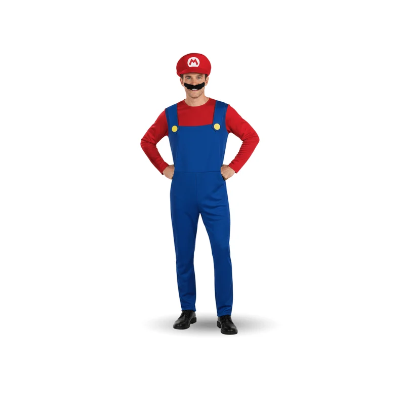 Mario & Luigi Cosplay Costume – Jumpsuit & Dress Set (Unisex)
