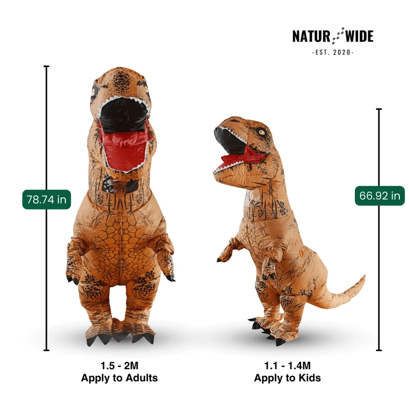 Inflatable T-Rex Costume – Dinosaur Suit (Adults & Kids)