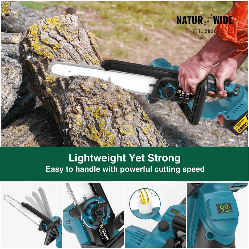 4-in-1 Cordless Telescoping Pole Saw & Pruner – Brushless (18V Compatible)