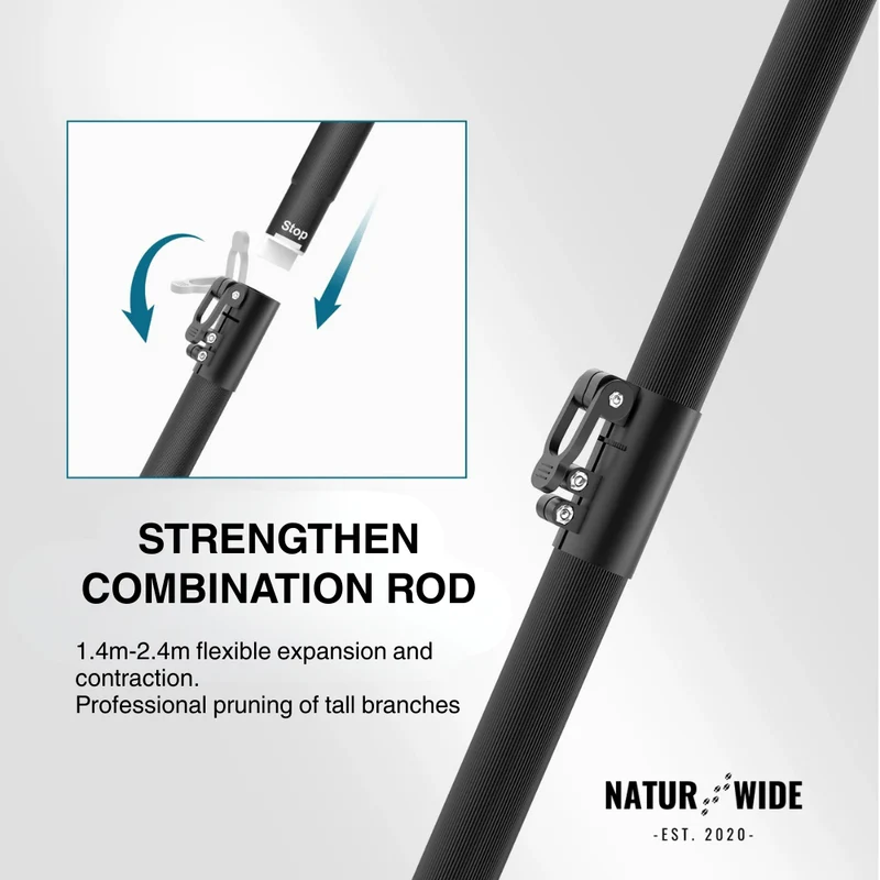 4-in-1 Cordless Telescoping Pole Saw & Pruner – Brushless (18V Compatible)