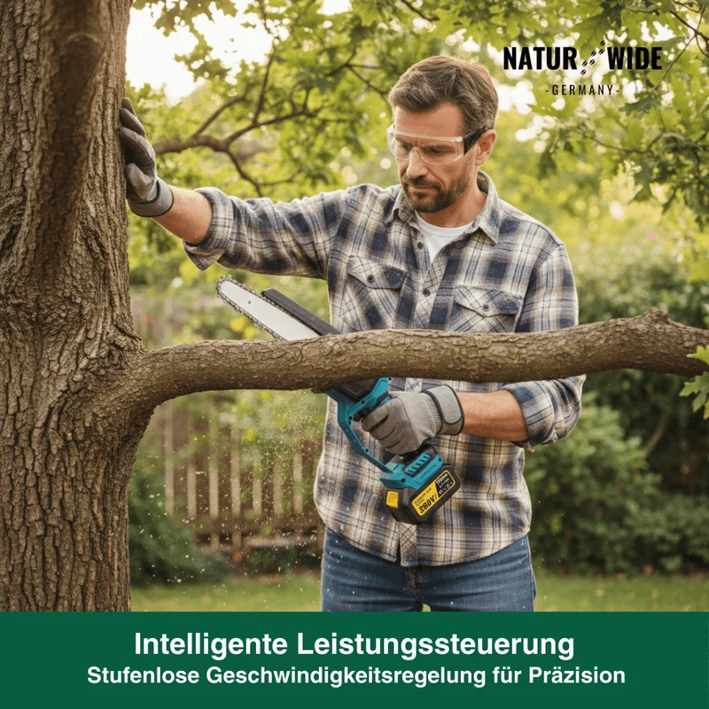 4-in-1 Akku-Teleskopsäge & Astschere – Bürstenlos (18V Kompatibel)