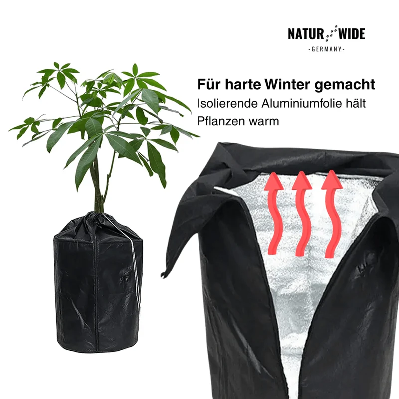 Thermo-Topfschutz 45x50cm – Winterschutz für Kübelpflanzen