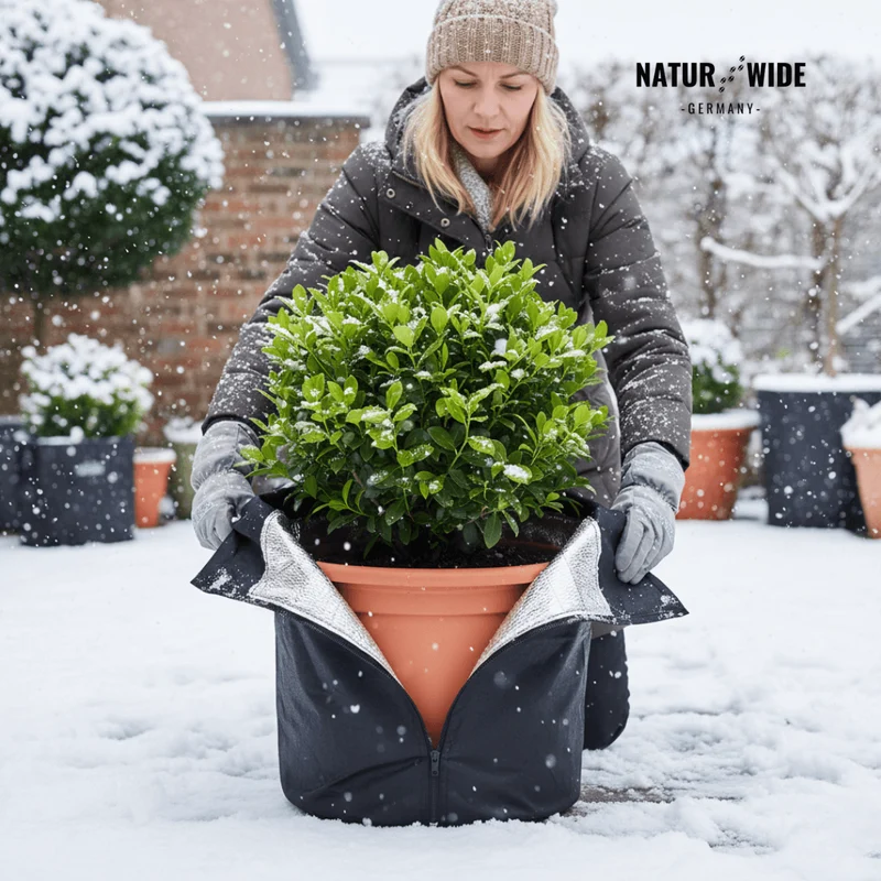 Thermo-Topfschutz 45x50cm – Winterschutz für Kübelpflanzen