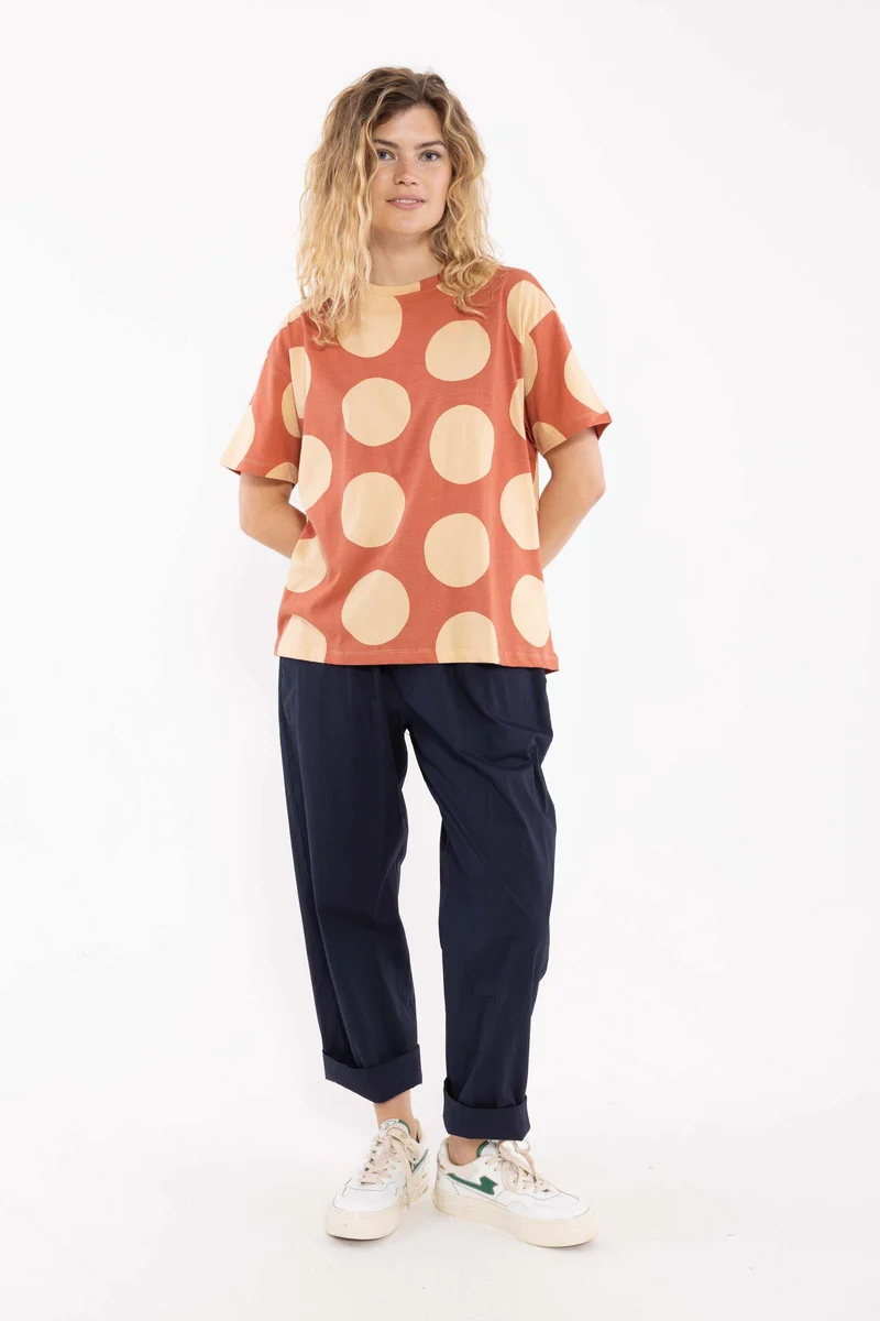 Danebasic Boxy Tee Aragon/Nougat MEGADOTS