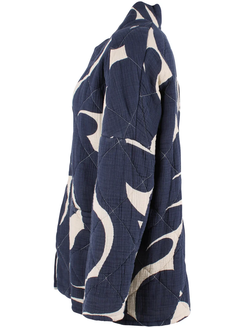Danekatrin Quilt Jacket Dark Navy/Chalk TROPS