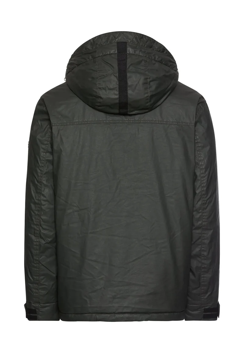 Winterjacke aus gewachster Baumwolle