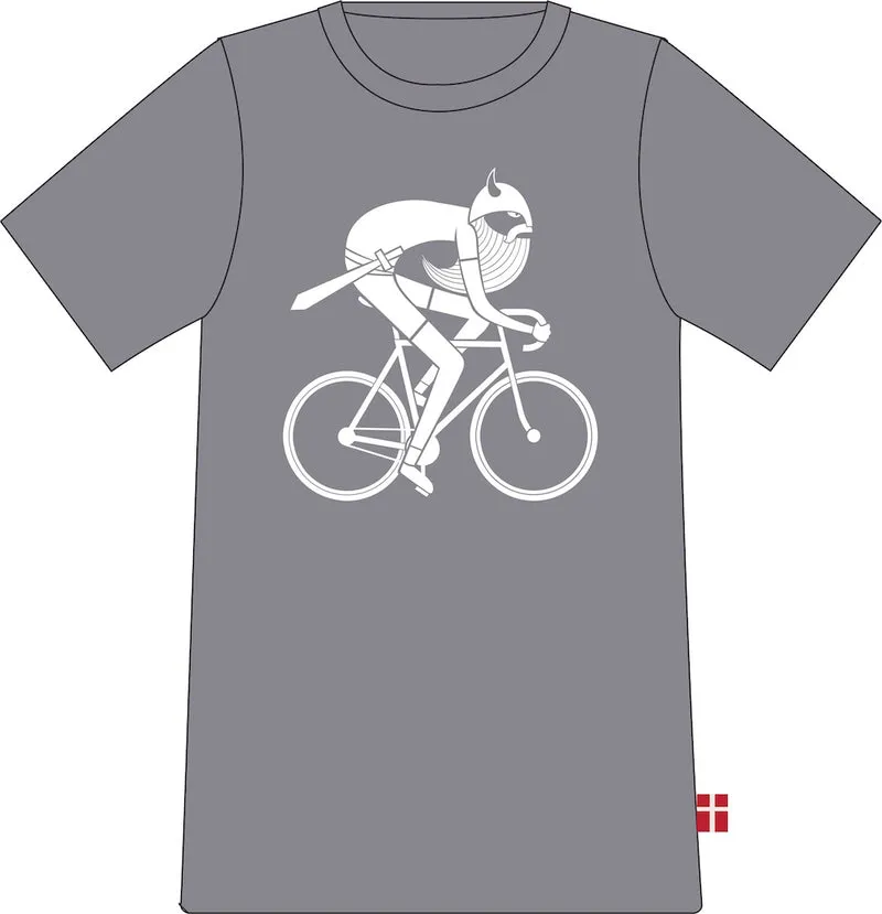 Daneviking Tee Marl Grey Biking Viking