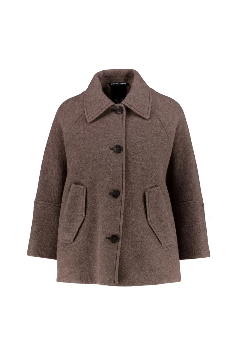 Wolljacke PARMA mit aufliegendem Kragen