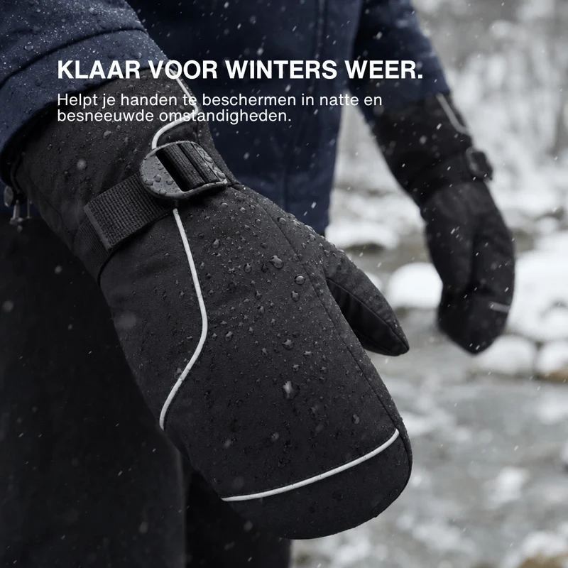 Oplaadbare Waterdichte Elektrische Verwarmde Winterwanten