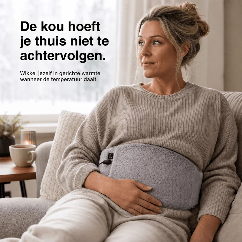 3-Standen Elektrisch Warmtekussen – Taillewarmer & Draagbare Verwarmingsriem